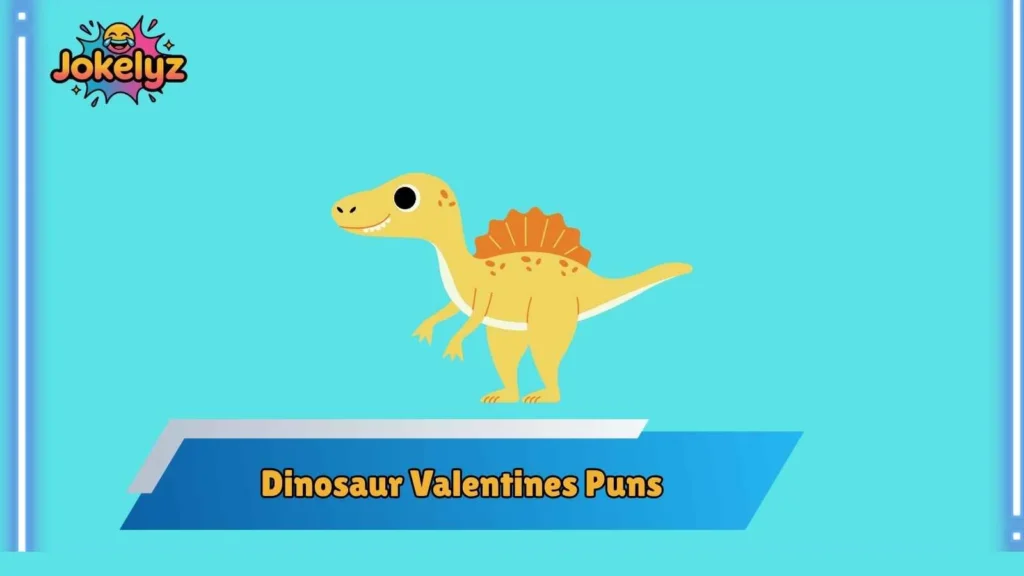 Funny Dinosaur Valentines Puns for Cards