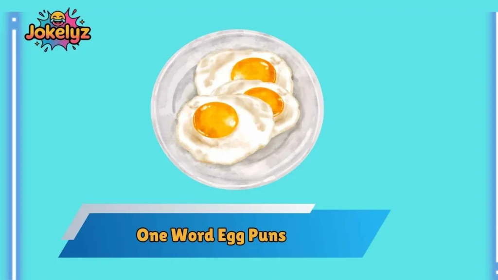 Silly One Word Egg Puns for Social Media