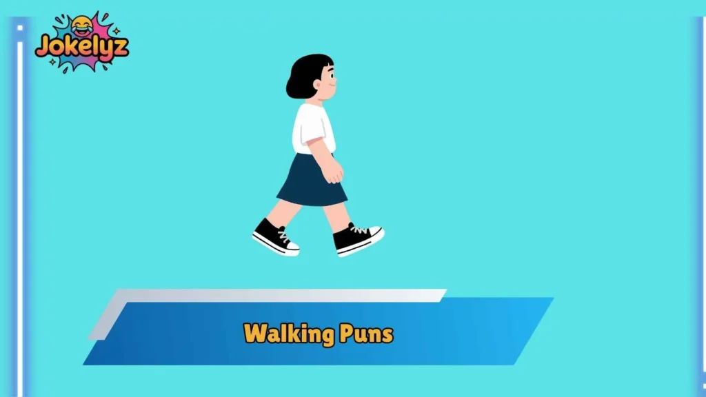 Walking Puns for Social Media Captions